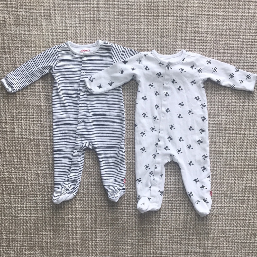 Zutano Organic Sleepers (size 6m)